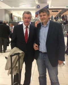 Lutz mit Ottmar Hitzfeld März 2013