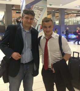 Lutz mit Xherdan Shaqiri März 2013