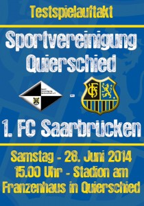 Plakat FCS-Spiel 2014