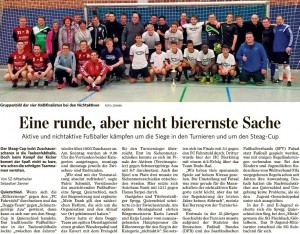 Steag Cup 2015 Pressebericht SZ 31.12.2015