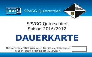 Dauerkarte Karlsberg Liga Saarland 2016-2017